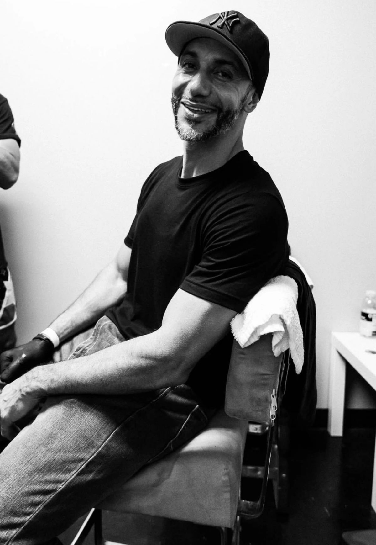 Coach Duane Obey ringside