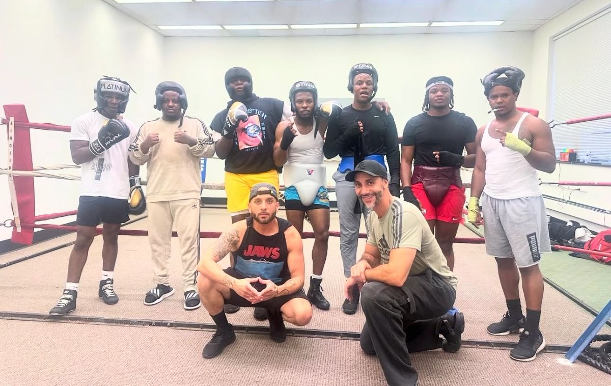 Obey Boxing Elite team training in the ring